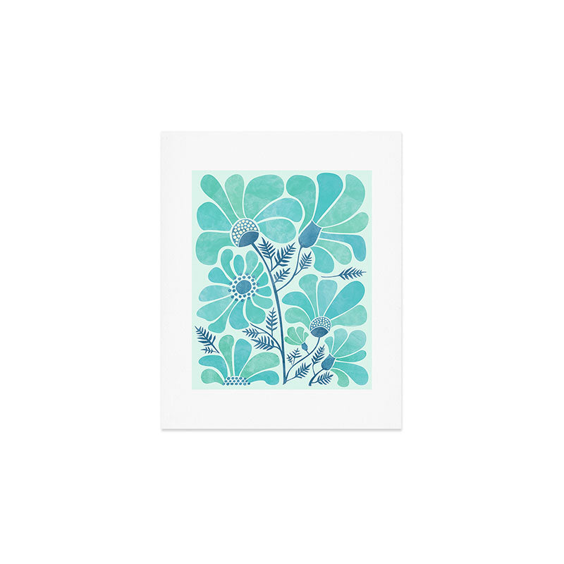 Himalayan Blue Poppies Floral Art Print Gallery Image 1