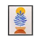 Indie Fern - Abstract Botanical  Framed Canvas Print Gallery Image 6