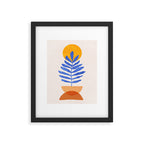 Indie Fern - Abstract Botanical  Framed Art Print Gallery Image 5