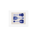 Indigo Blue Ukuleles Art Print Gallery Image 1
