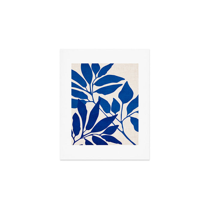 Indigo Forest - Minimal Botanical  Art Print Gallery Image 1