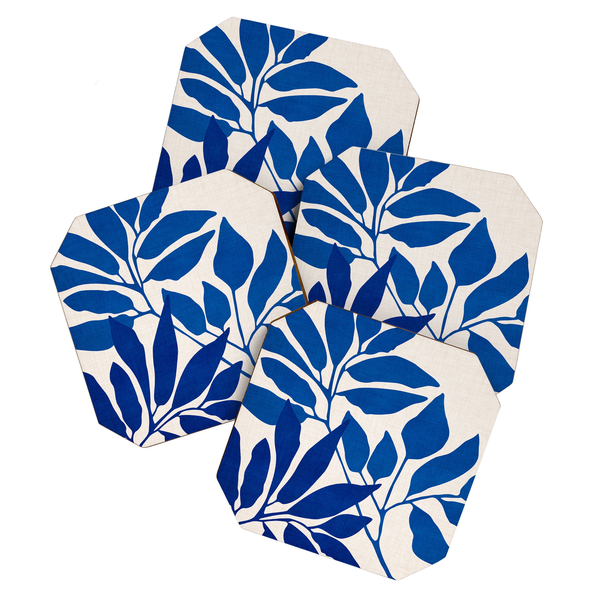 Indigo Forest - Minimal Botanical  Coaster Gallery Image 1