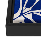 Indigo Forest - Minimal Botanical  Framed Canvas Print Gallery Image 3