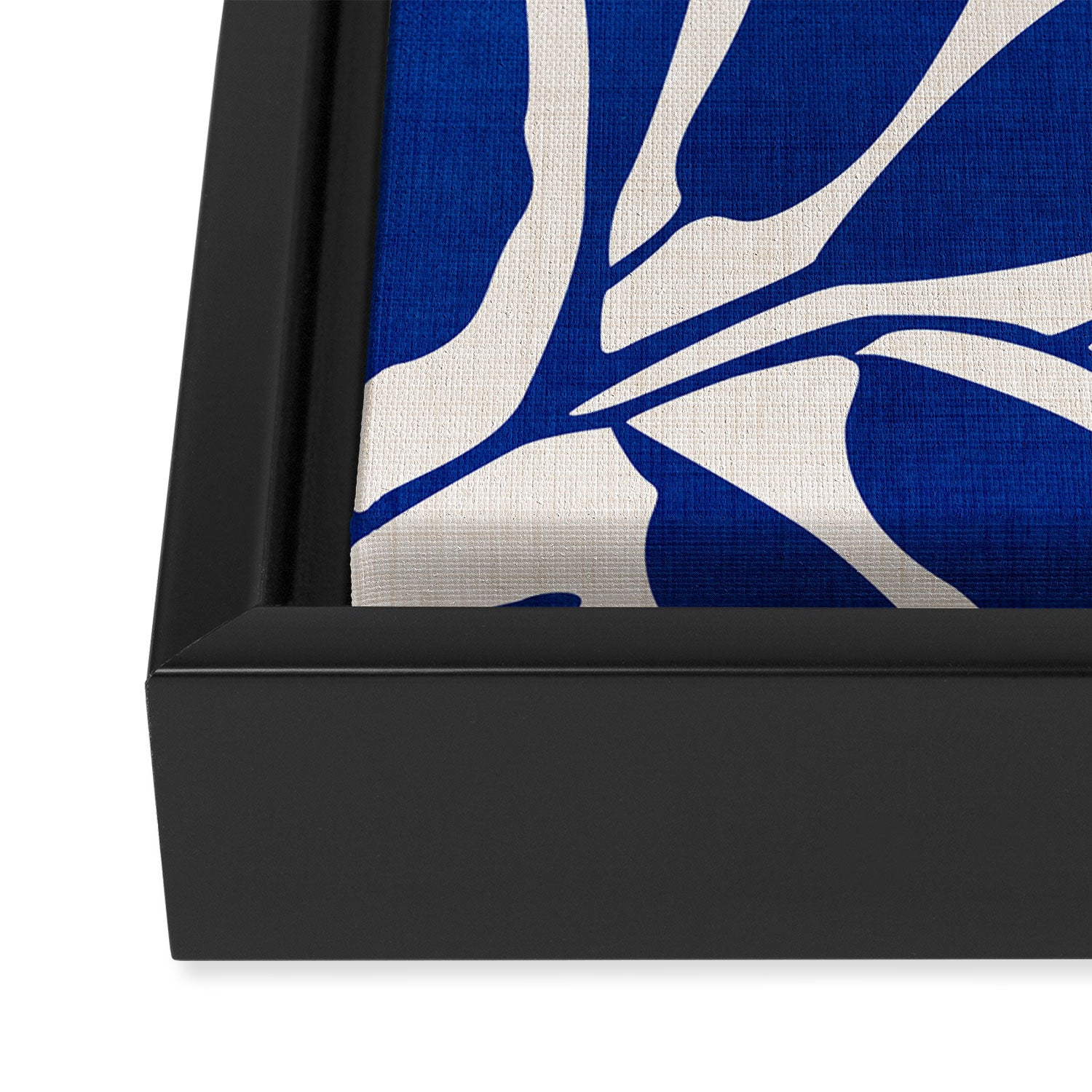 Indigo Forest - Minimal Botanical  Framed Canvas Print Gallery Image 3