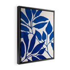 Indigo Forest - Minimal Botanical  Framed Canvas Print Gallery Image 2