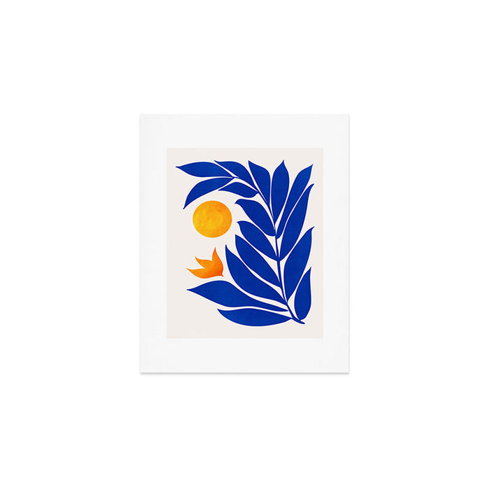 Indigo Garden Sunset Art Print Gallery Image 1