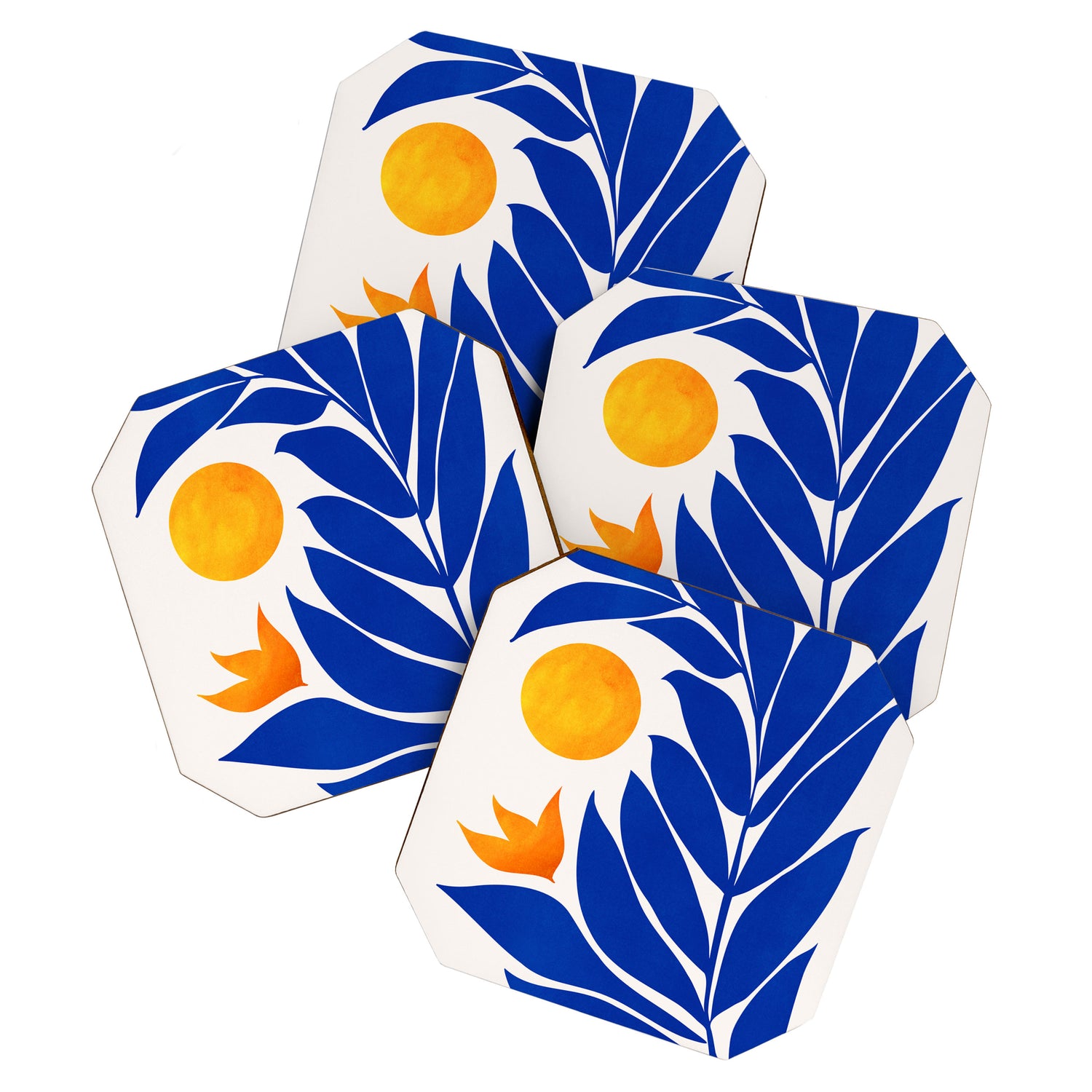 Indigo Garden Sunset Coaster Gallery Image 1