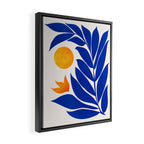 Indigo Garden Sunset Framed Canvas Print Gallery Image 2