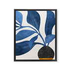 Indigo Ivy Houseplant Painting Framed Canvas Print Gallery Image 6