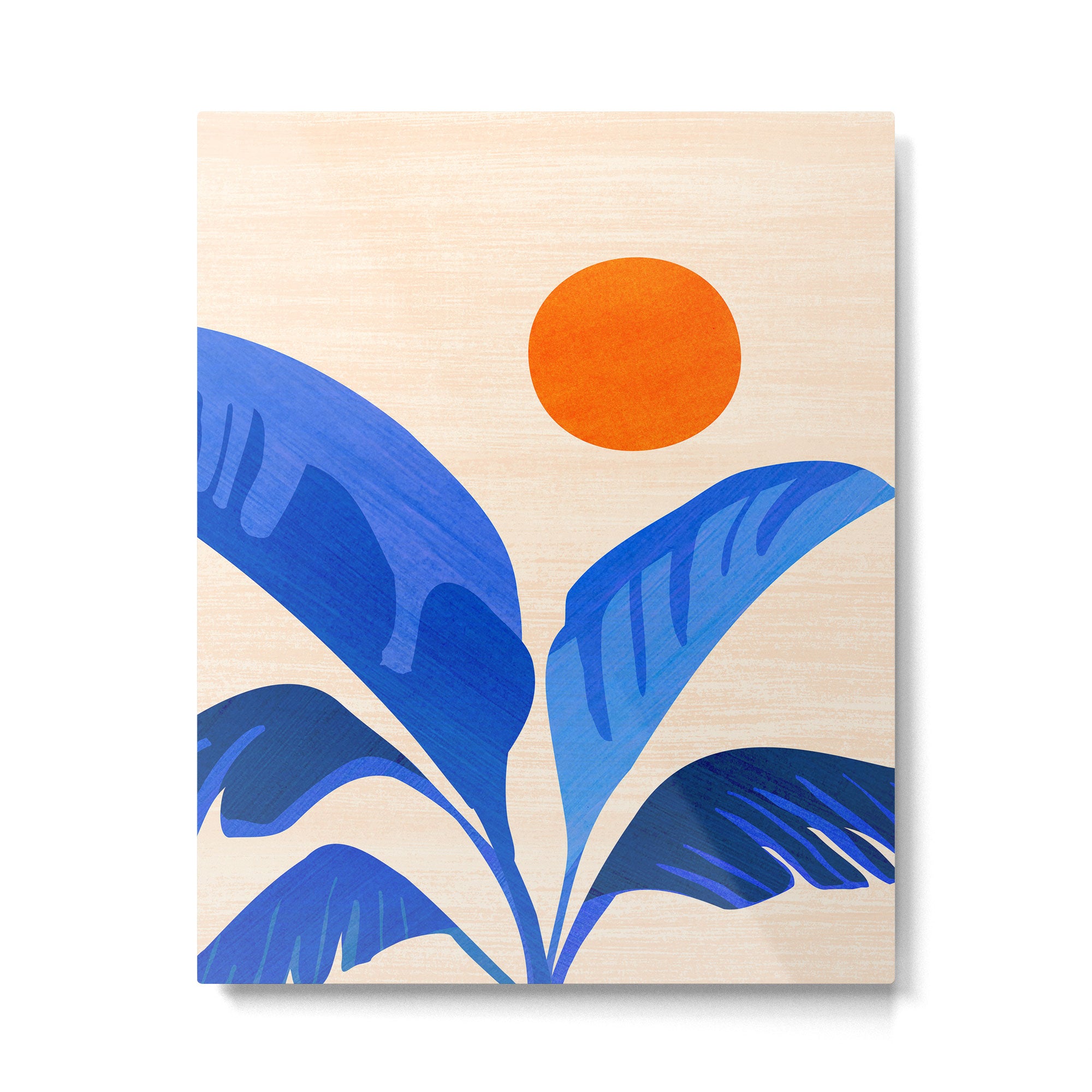 Indigo Tropics - Modern Coastal Design Metal Print Gallery Image 6