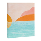 Island Sunset Abstract Landscape Canvas Print Gallery Image 6