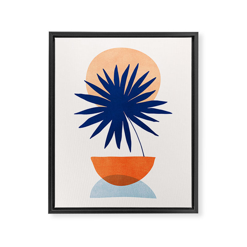 Islands in The Sun / Abstract Shapes Framed Canvas Print Gallery Image 6