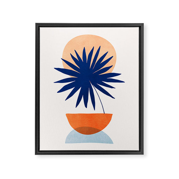 Islands in The Sun / Abstract Shapes Framed Canvas Print Gallery Image 1
