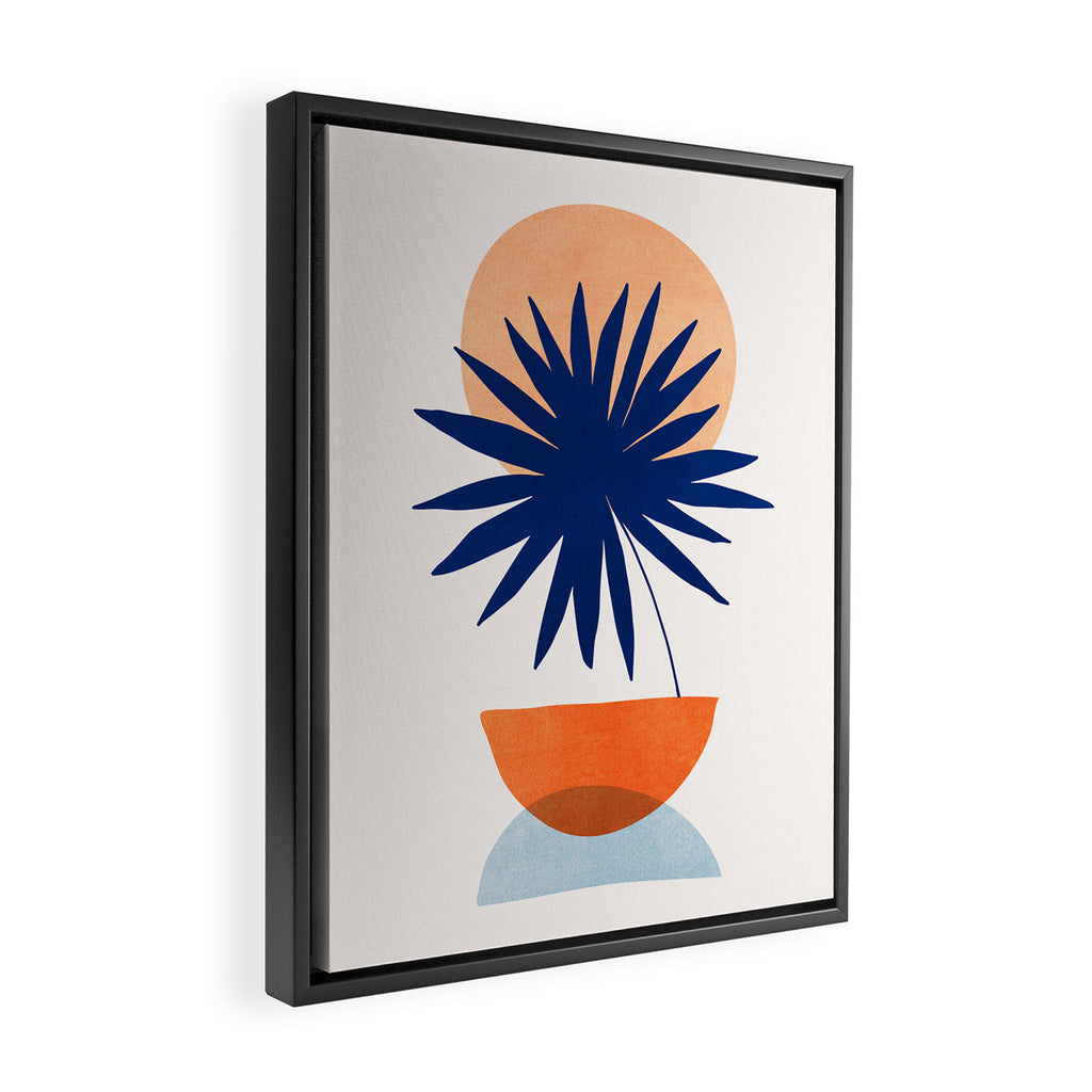 Islands in The Sun / Abstract Shapes Framed Canvas Print Gallery Image 2
