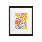Joyful Sunflowers Floral Illustration Framed Art Print Gallery Image 4