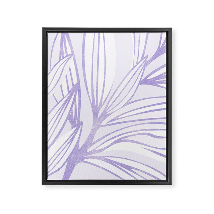 Lavender Summer Meadow Framed Canvas Print Gallery Image 1