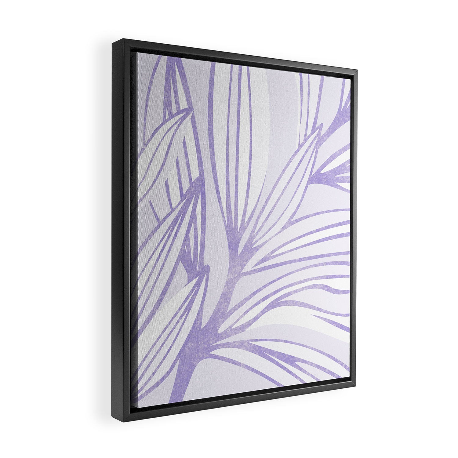 Lavender Summer Meadow Framed Canvas Print Gallery Image 2