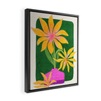 Leopard Flowers Still Life Framed Canvas Print Gallery Image 2