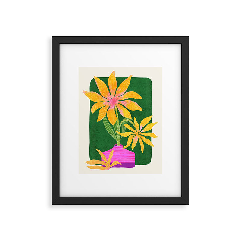 Leopard Flowers Still Life Framed Art Print Gallery Image 5