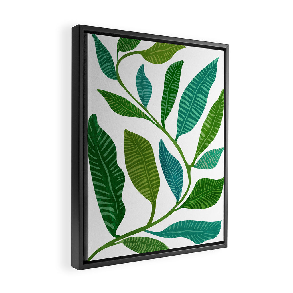 Let's Go Botanical Framed Canvas Print Gallery Image 2