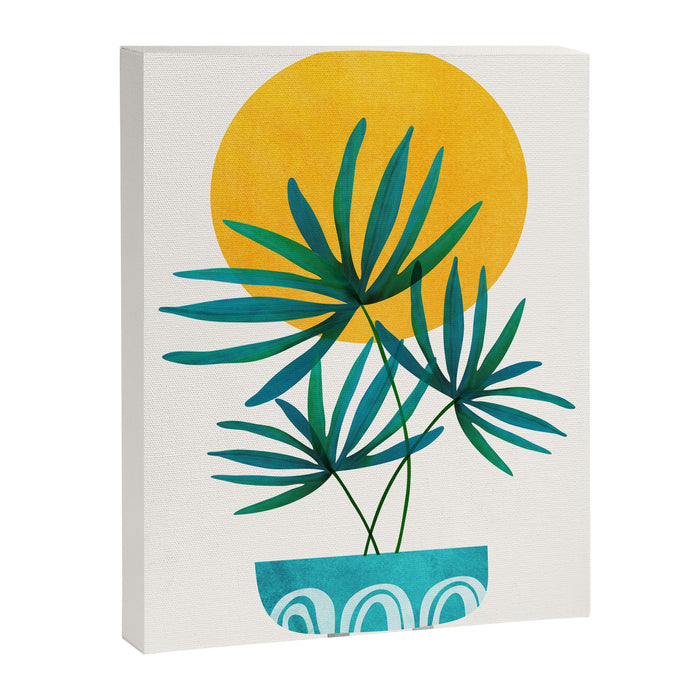 Little Palm + Sunshine Canvas Print Gallery Image 1