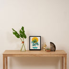 Little Palm + Sunshine Framed Canvas Print Gallery Image 4