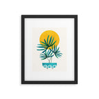 Little Palm + Sunshine Framed Art Print Gallery Image 5