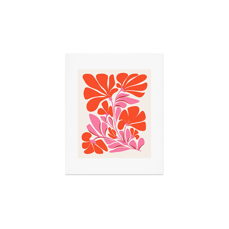 Love Is In The Air - Floral Illustration  Art Print Gallery Image 1