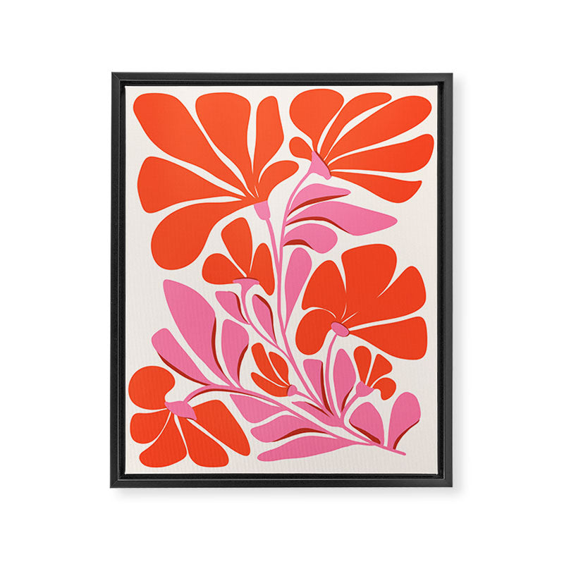 Love Is In The Air - Floral Illustration  Framed Canvas Print Gallery Image 6