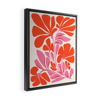 Love Is In The Air - Floral Illustration  Framed Canvas Print Gallery Image 2