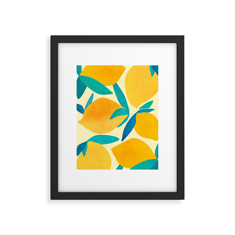 Mangoes - Tropical Fruit Illustration Framed Art Print Gallery Image 6