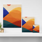 Meditative Mountains Canvas Print Gallery Image 3