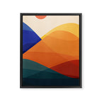 Meditative Mountains Framed Canvas Print Gallery Image 8