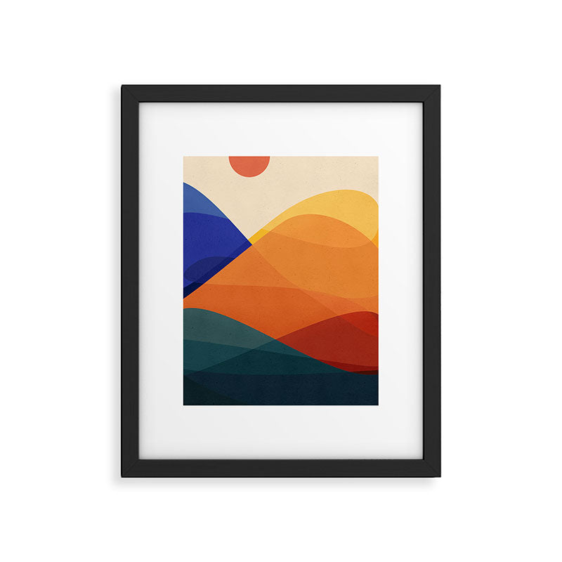 Meditative Mountains Framed Art Print Gallery Image 4