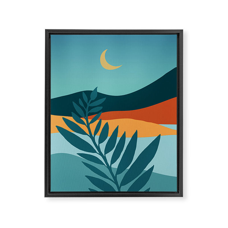 Mediterranean Twilight Framed Canvas Print Gallery Image 6