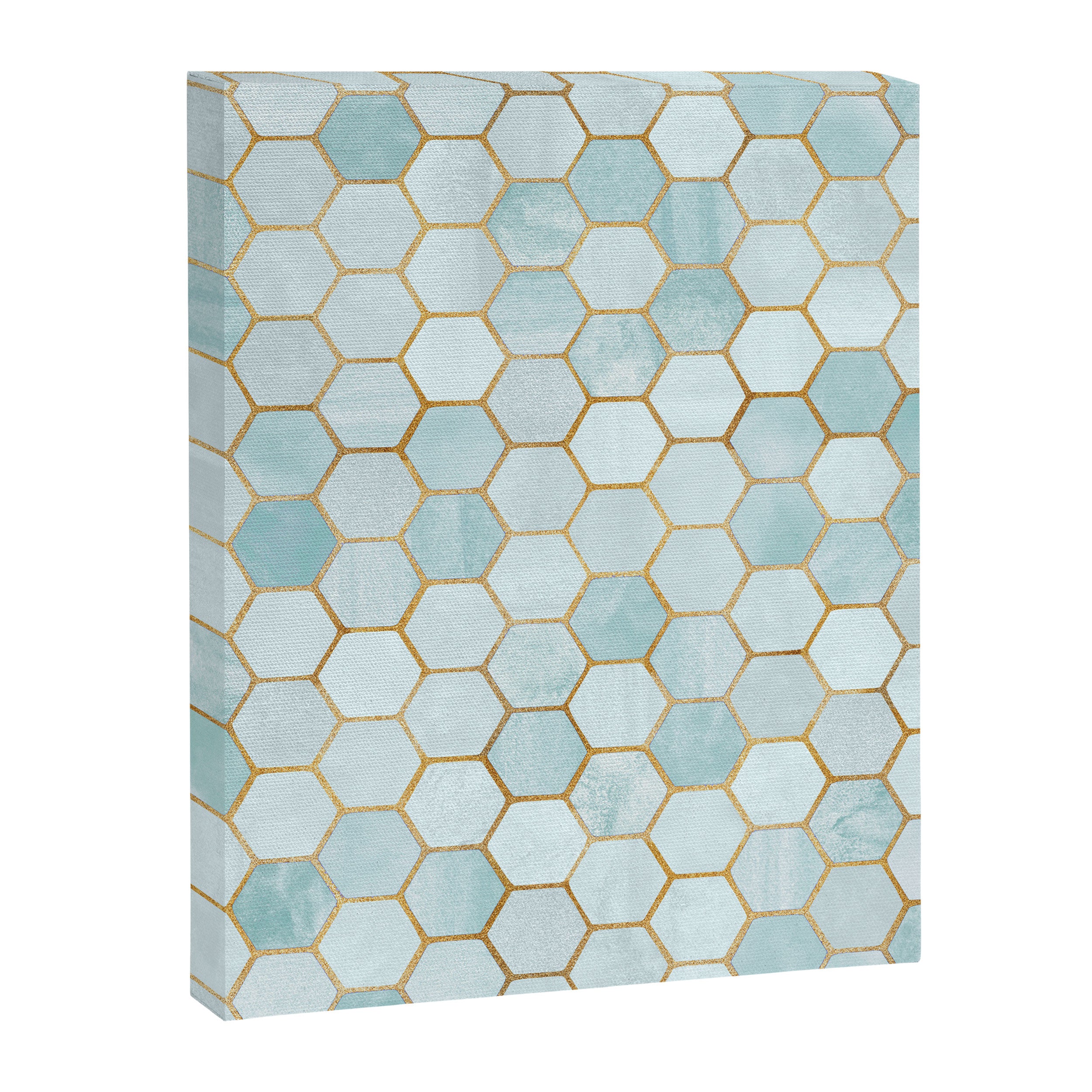 Mermaid Stone with Metallic Accent Canvas Print Gallery Image 8
