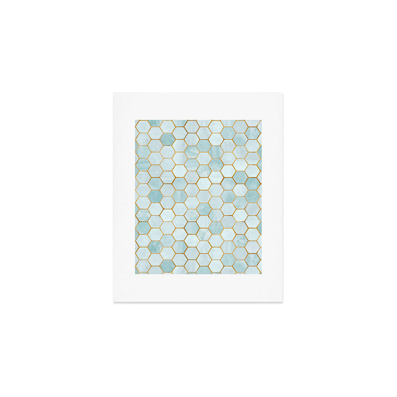 Mermaid Stone with Metallic Accent Art Print Gallery Image 1