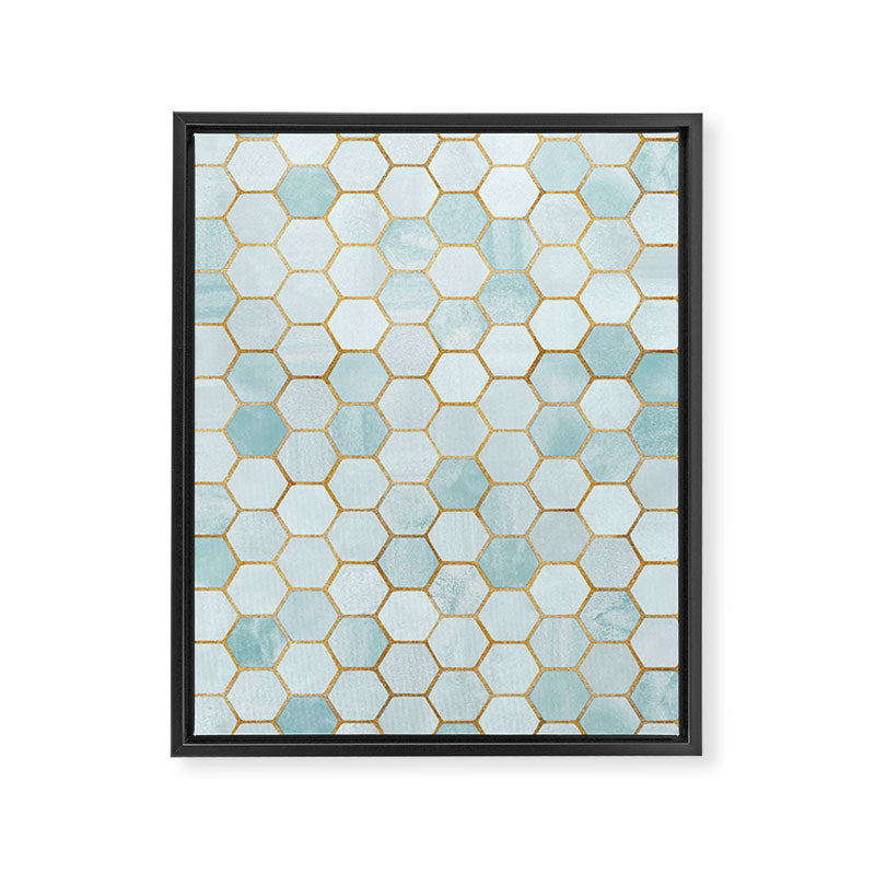 Mermaid Stone with Metallic Accent Framed Canvas Print Gallery Image 8