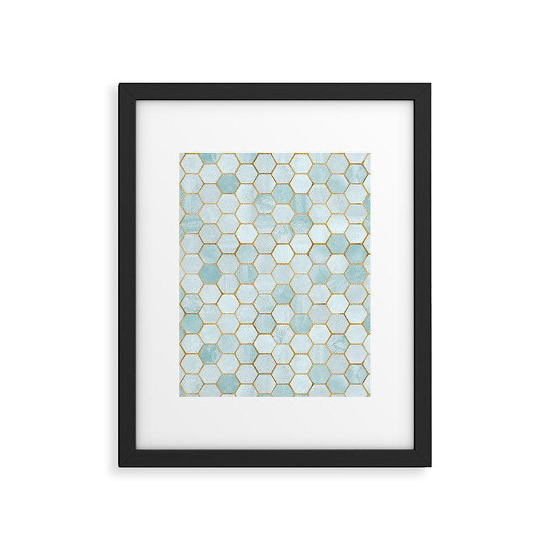 Mermaid Stone with Metallic Accent Framed Art Print Gallery Image 6