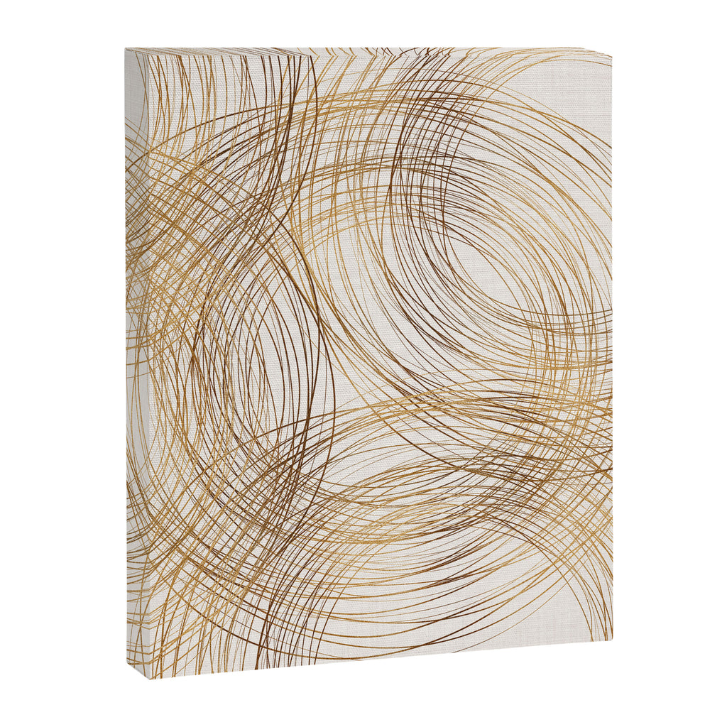 Metallic Circle Pattern Canvas Print Gallery Image 8