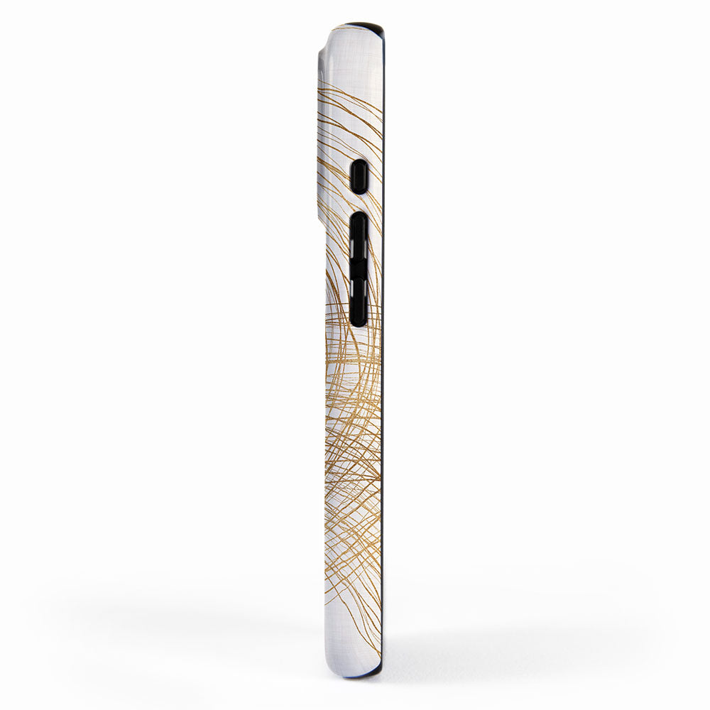 Metallic Circle Pattern iPhone Case Gallery Image 2