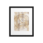 Metallic Circle Pattern Framed Art Print Gallery Image 6