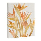 Metallic Gold Bird of Paradise Canvas Print Gallery Image 6