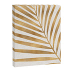Metallic Gold Palm Leaf Canvas Print Gallery Image 8