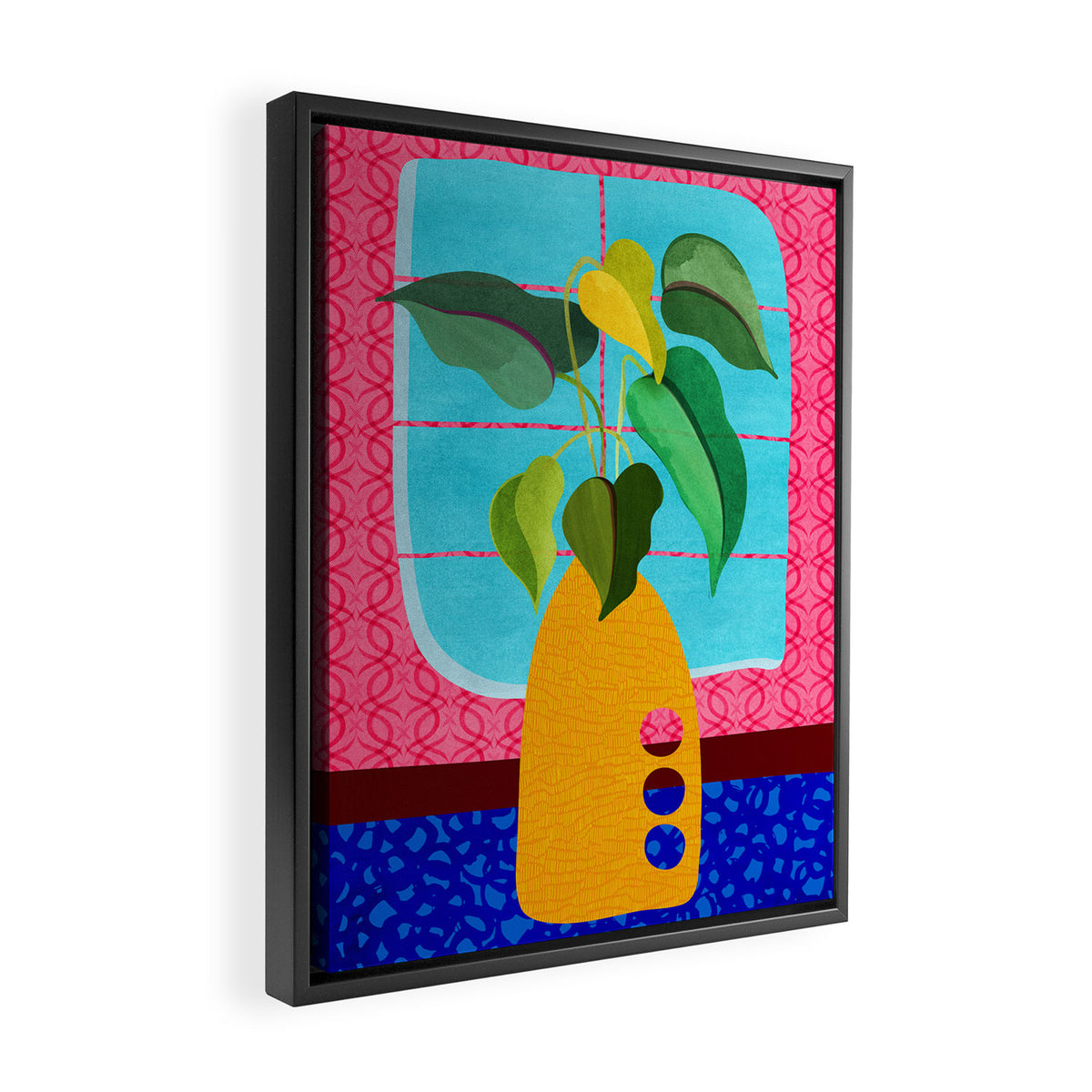 Miami Botanic Still Life Framed Canvas Print Gallery Image 2