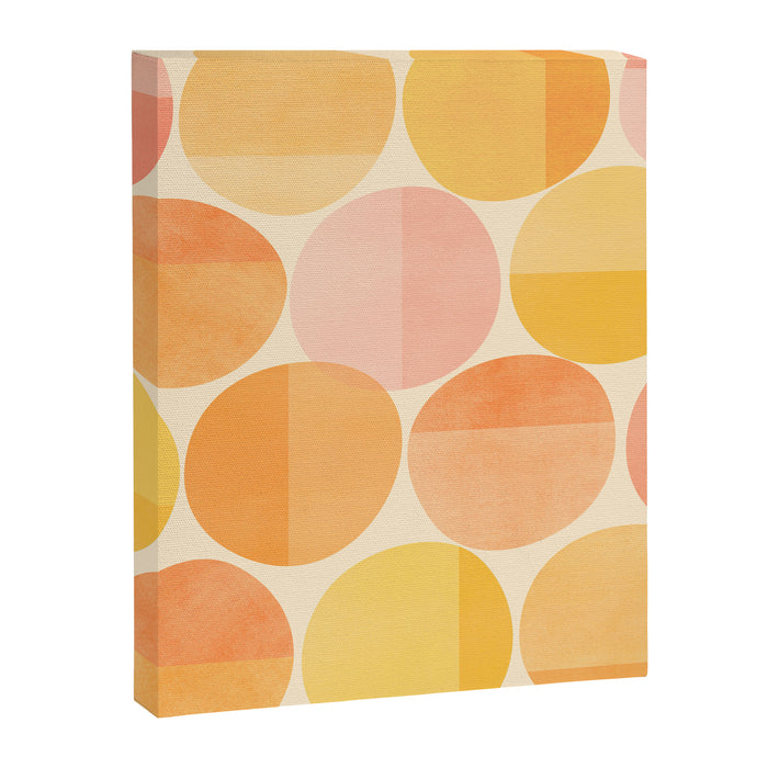 Mid Century Dots Canvas Print Gallery Image 1