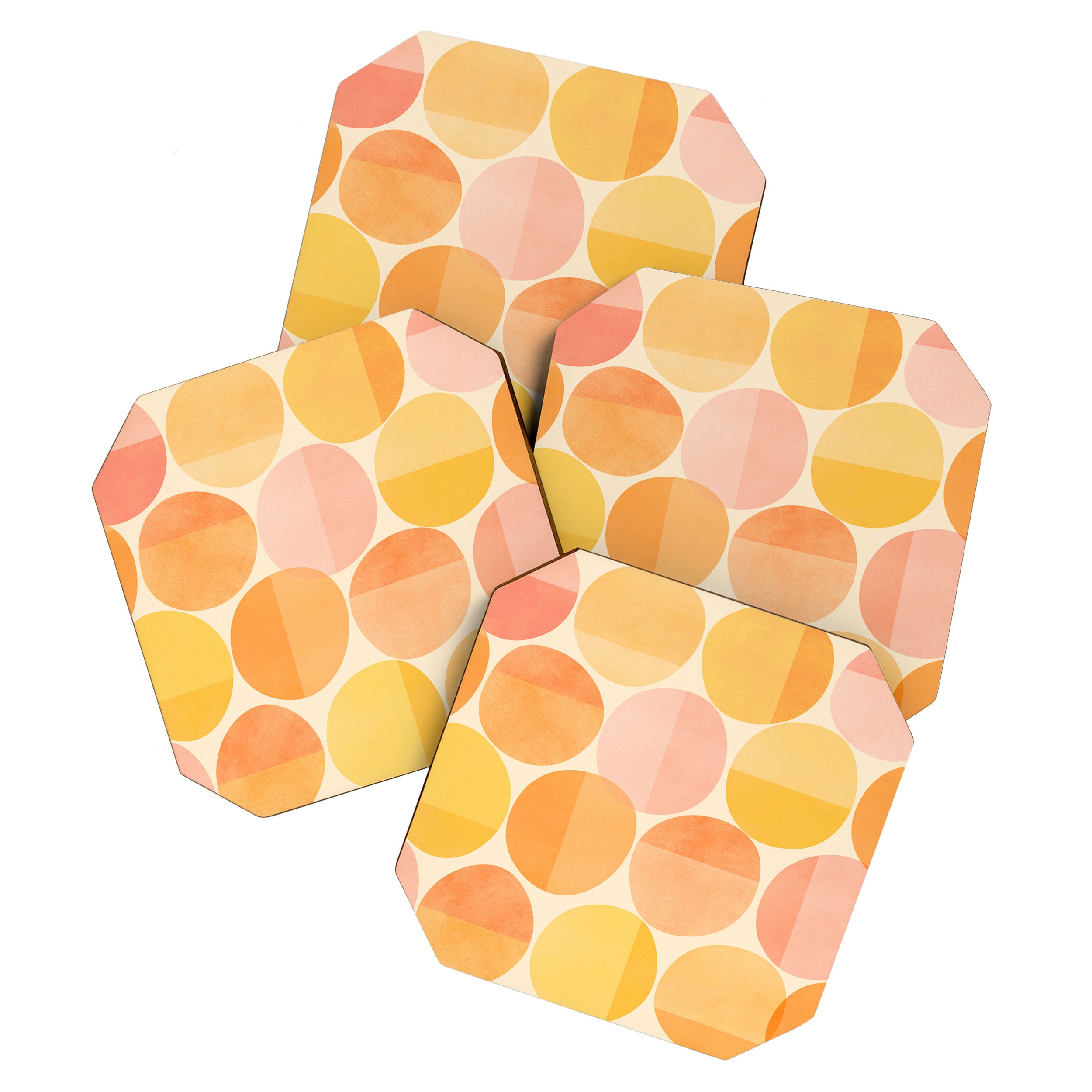 Mid Century Dots Coaster Gallery Image 1