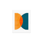 Mid Century Eclipse / Abstract Geometric Art Print Gallery Image 1