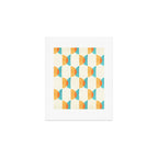 Mid Century Moons Geometric Pattern Art Print Gallery Image 1