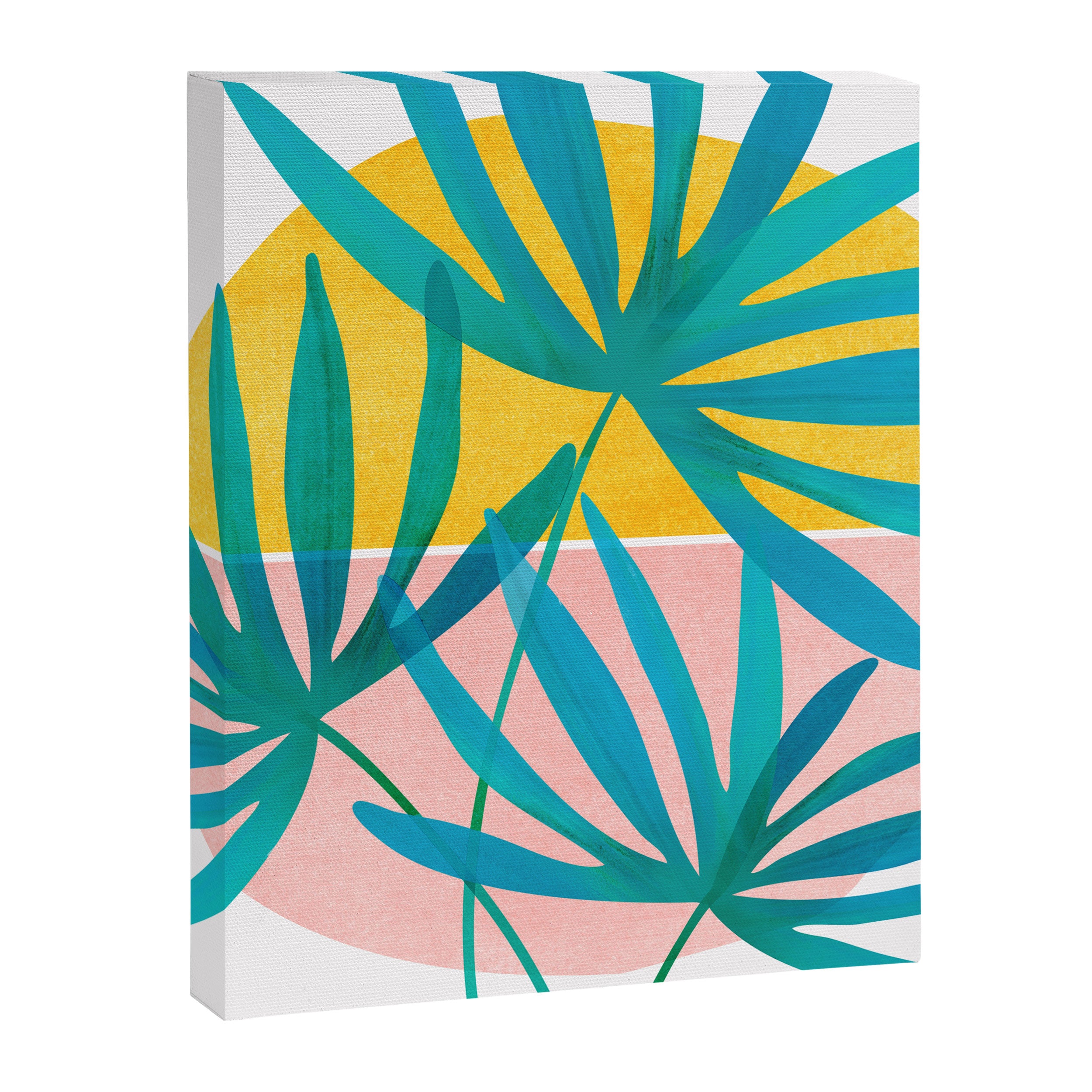Mid Century Palms Canvas Print Gallery Image 8